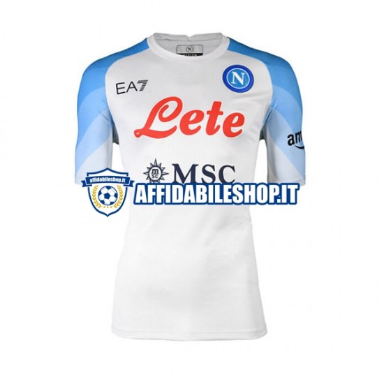 Maglia Napoli 2022-2023 Uomo Manica Corta, Gara Away