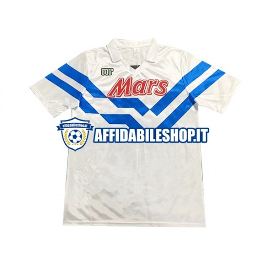 Maglia Napoli Retro 1989 1990 Uomo Manica Corta, Gara Away