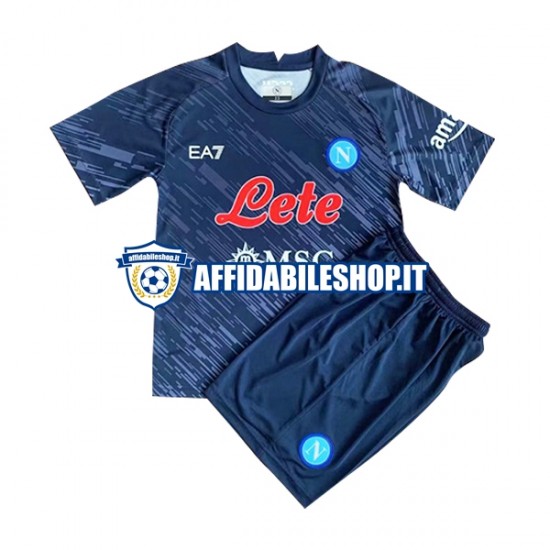 Maglia Napoli 2022-2023 Bambino 3-13 anni Manica Corta, Gara Terza