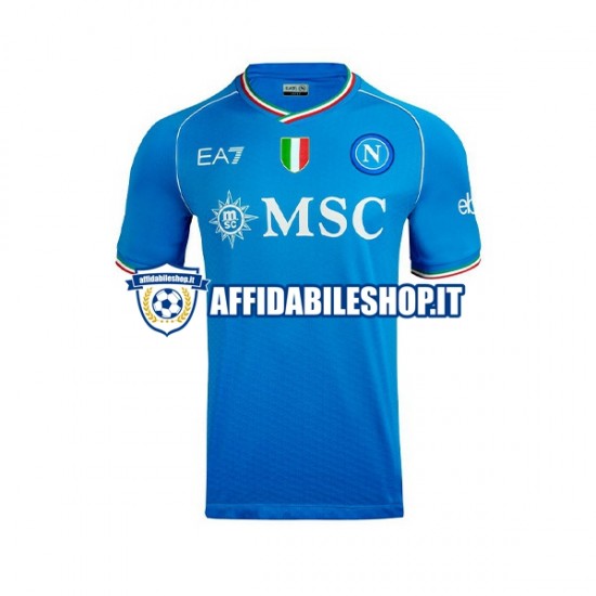 Maglia Napoli 2023-2024 Uomo Manica Corta, Gara Home