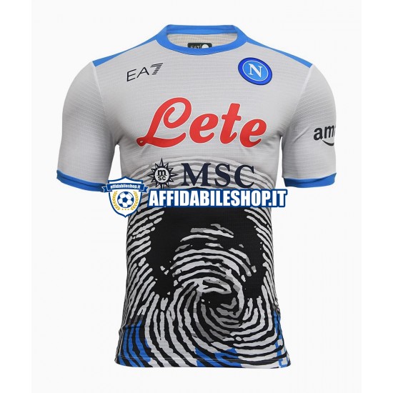 Maglia Napoli Special 3 2021-2022 Uomo Manica Corta, Gara Home