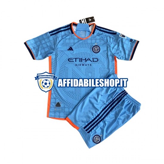 Maglia New York City FC 2023 Bambino 3-13 anni Manica Corta, Gara Home