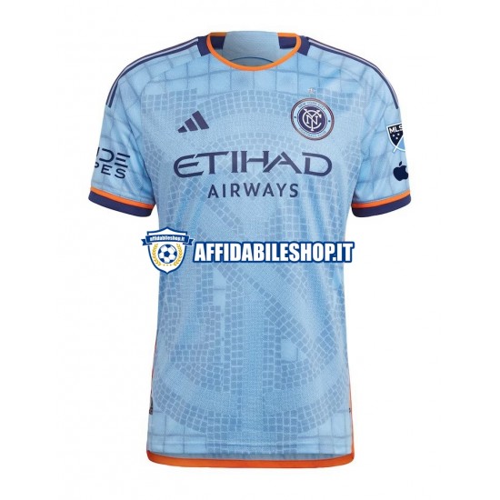 Maglia New York City FC 2023-2024 Uomo Manica Corta, Gara Home