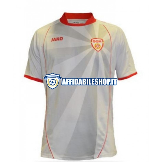 Maglia Macedonia del Nord 2022 Uomo Manica Corta, Gara Away