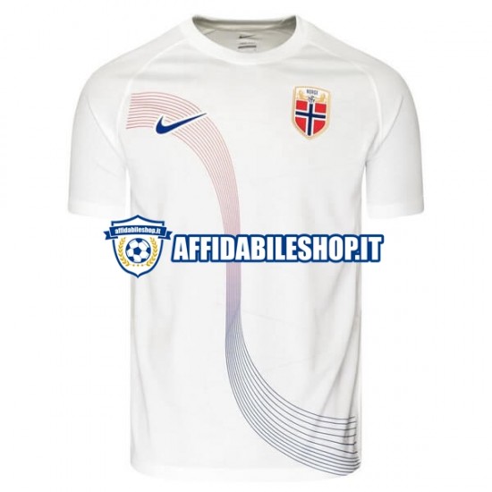 Maglia Norvegia 2022 Uomo Manica Corta, Gara Away