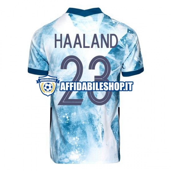 Maglia Norvegia Erling Haaland 23 2020-2021 Uomo Manica Corta, Gara Away