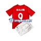 Maglia Norvegia HAALAND 9 2022 Bambino 3-13 anni Manica Corta, Gara Home