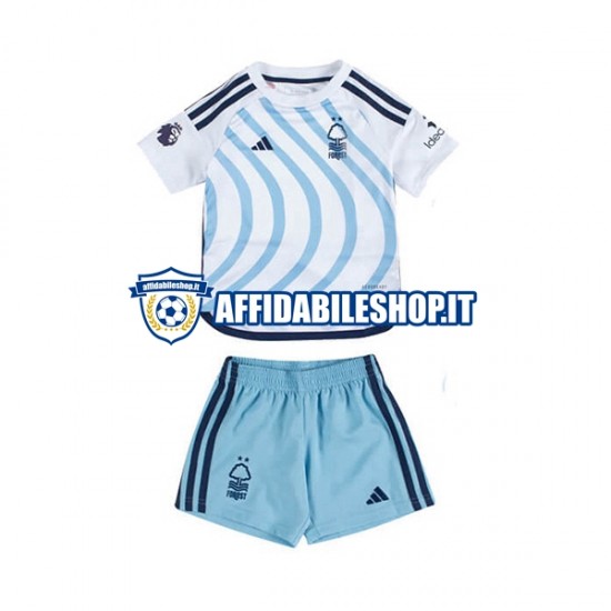 Maglia Nottingham Forest 2023-2024 Bambino 3-13 anni Manica Corta, Gara Away