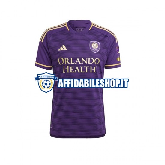 Maglia Orlando City SC 2023-2024 Uomo Manica Corta, Gara Home