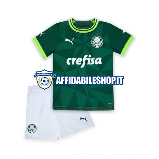 Maglia Palmeiras 2023-2024 Bambino 3-13 anni Manica Corta, Gara Home