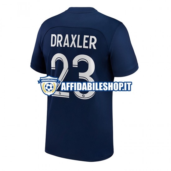 Maglia Paris Saint-Germain Draxler 23 2022-2023 Uomo Manica Corta, Gara Home