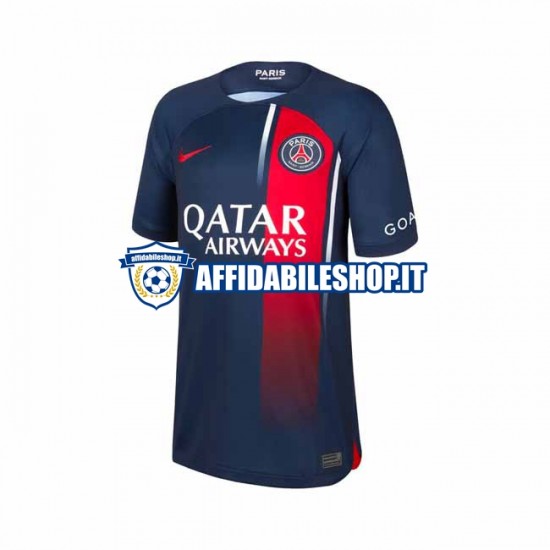 Maglia Paris Saint-Germain Hakimi 2 2023-2024 Uomo Manica Corta, Gara Home