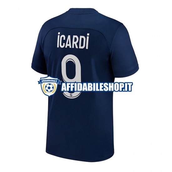 Maglia Paris Saint-Germain Icardi 9 2022-2023 Uomo Manica Corta, Gara Home