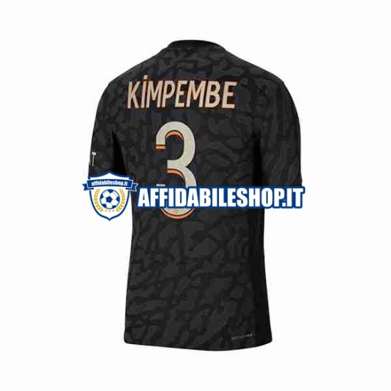 Maglia Paris Saint-Germain Kimpembe 3 2023-2024 Uomo Manica Corta, Gara Terza