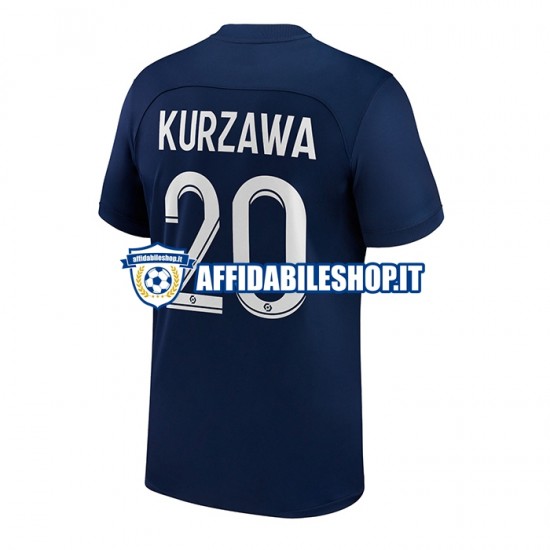 Maglia Paris Saint-Germain Kurzawa 20 2022-2023 Uomo Manica Corta, Gara Home