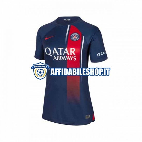 Maglia Paris Saint-Germain 2023-2024 Donna Manica Corta, Gara Home