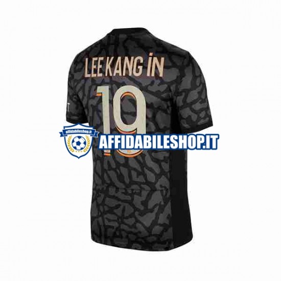 Maglia Paris Saint-Germain Lee Kang In 19 2023-2024 Uomo Manica Corta, Gara Terza