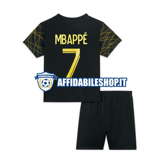 Maglia Paris Saint-Germain Mbappé 7 2022-2023 Bambino 3-13 anni Manica Corta, Gara Quarto