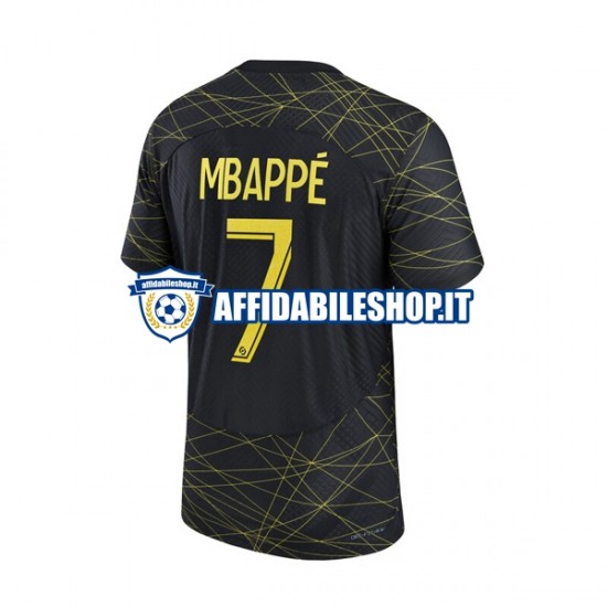 Maglia Paris Saint-Germain Mbappé 7 2022-2023 Uomo Manica Corta, Gara Quarto