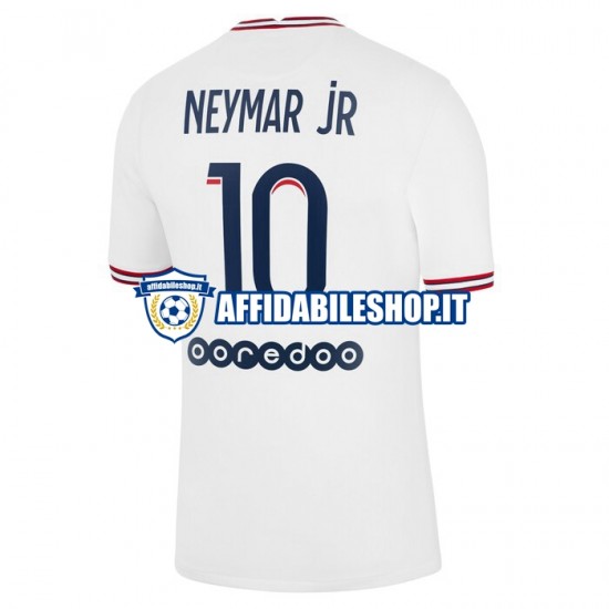 Maglia Paris Saint-Germain Neymar Jr 10 2021-2022 Uomo Manica Corta, Gara Quarto