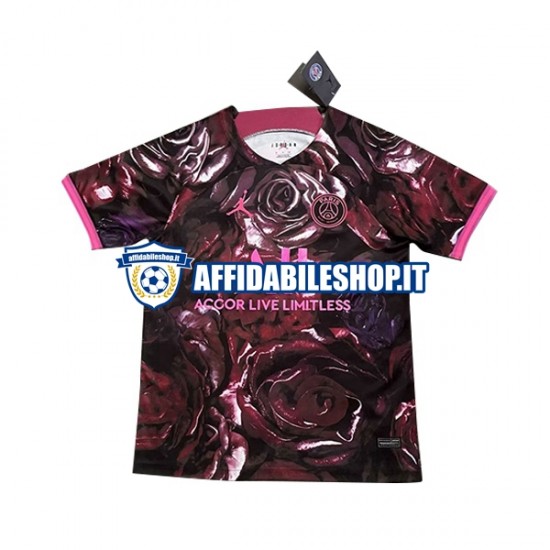 Maglia Paris Saint-Germain Rose 2023-2024 Uomo Manica Corta, Gara Home