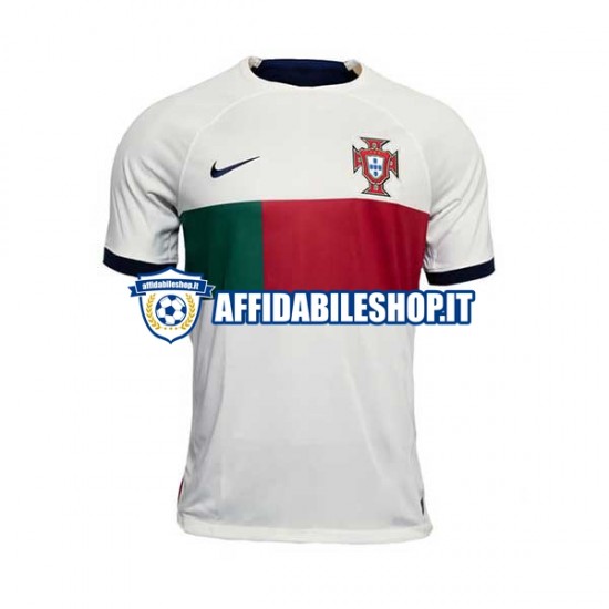 Maglia Portogallo World Cup 2022 Uomo Manica Corta, Gara Away