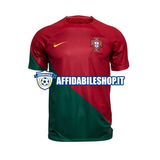 Maglia Portogallo World Cup 2022 Uomo Manica Corta, Gara Home