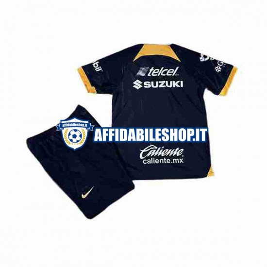 Maglia Pumas UNAM 2023-2024 Bambino 3-13 anni Manica Corta, Gara Away