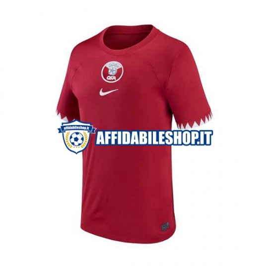 Maglia Qatar World Cup 2022 Uomo Manica Corta, Gara Home