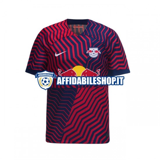 Maglia RB Leipzig 2023-2024 Uomo Manica Corta, Gara Away