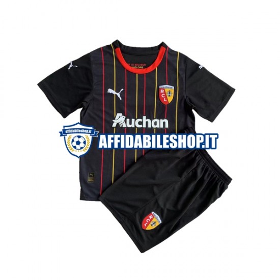 Maglia RC Lens 2023-2024 Bambino 3-13 anni Manica Corta, Gara Away