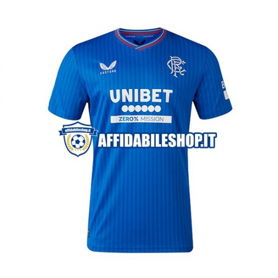 Maglia Rangers 2023-2024 Uomo Manica Corta, Gara Home