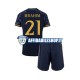 Maglia Real Madrid Brahim Diaz 21 2023-2024 Bambino 3-13 anni Manica Corta, Gara Away