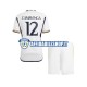 Maglia Real Madrid Camavinga 12 2023-2024 Bambino 3-13 anni Manica Corta, Gara Home