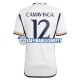 Maglia Real Madrid Camavinga 12 2023-2024 Uomo Manica Corta, Gara Home