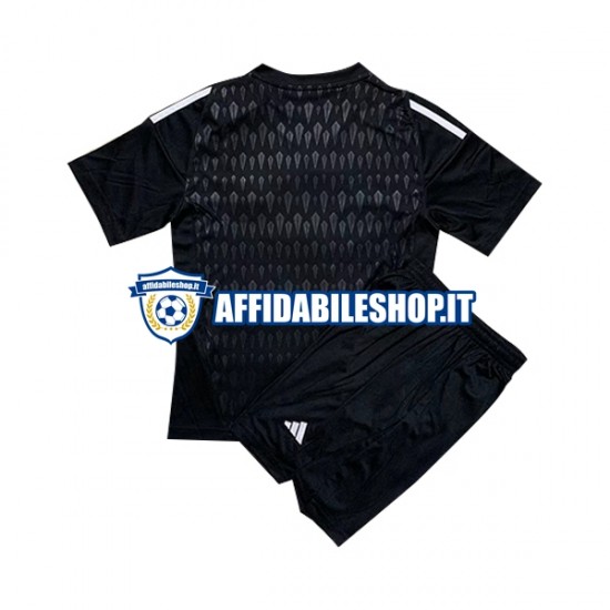 Maglia Real Madrid Portiere 2023-2024 Bambino 3-13 anni Manica Corta, Gara Away