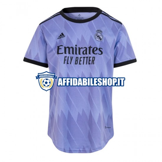 Maglia Real Madrid 2022-2023 Donna Manica Corta, Gara Away