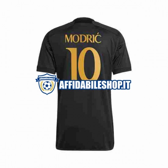 Maglia Real Madrid Modrić Luka 10 2023-2024 Uomo Manica Corta, Gara Terza