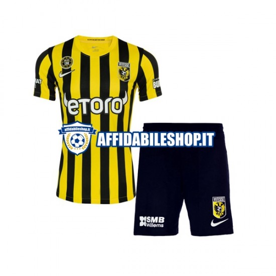 Maglia SBV Vitesse 2022-2023 Bambino 3-13 anni Manica Corta, Gara Home