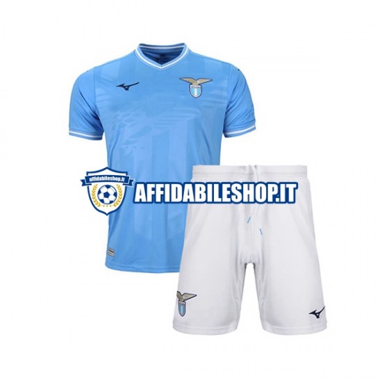 Maglia SS Lazio 2023-2024 Bambino 3-13 anni Manica Corta, Gara Home