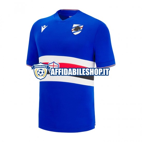 Maglia Sampdoria 2022-2023 Uomo Manica Corta, Gara Home