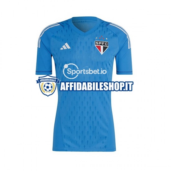 Maglia Sao Paulo Portiere 2023 Uomo Manica Corta, Gara Away