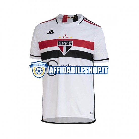 Maglia Sao Paulo 2023 Uomo Manica Corta, Gara Home