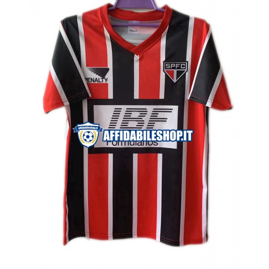 Maglia Sao Paulo Retro 1991 Uomo Manica Corta, Gara Away