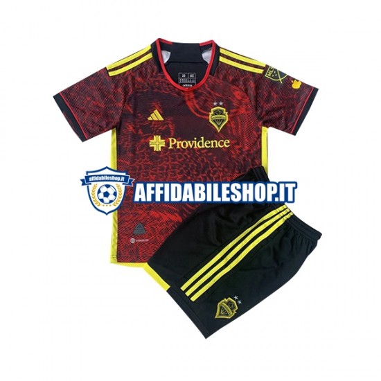 Maglia Seattle Sounders FC 2023 Bambino 3-13 anni Manica Corta, Gara Away