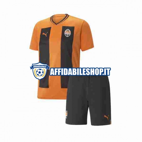 Maglia Shakhtar Donetsk 2023 Bambino 3-13 anni Manica Corta, Gara Home