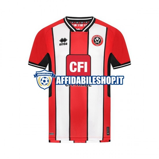 Maglia Sheffield United 2023-2024 Uomo Manica Corta, Gara Home