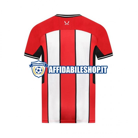 Maglia Sheffield United 2023-2024 Uomo Manica Corta, Gara Home