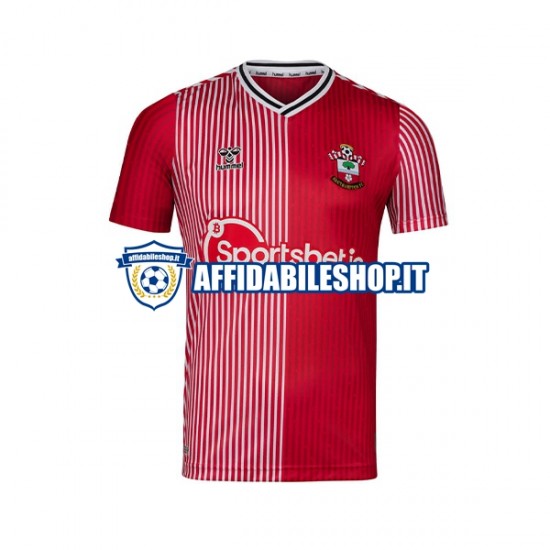 Maglia Southampton 2023-2024 Uomo Manica Corta, Gara Home