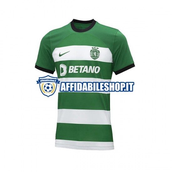 Maglia Sporting CP 2023-2024 Uomo Manica Corta, Gara Home